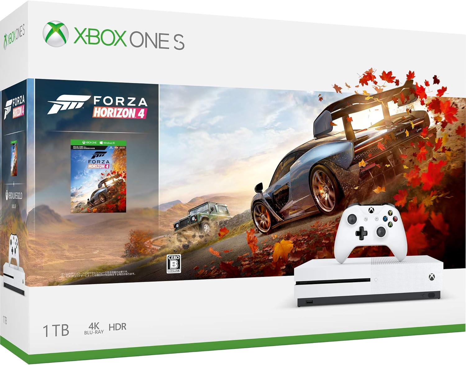 [日本仕様]Xbox One S Forza Horizon 4 同梱版 [1TB]